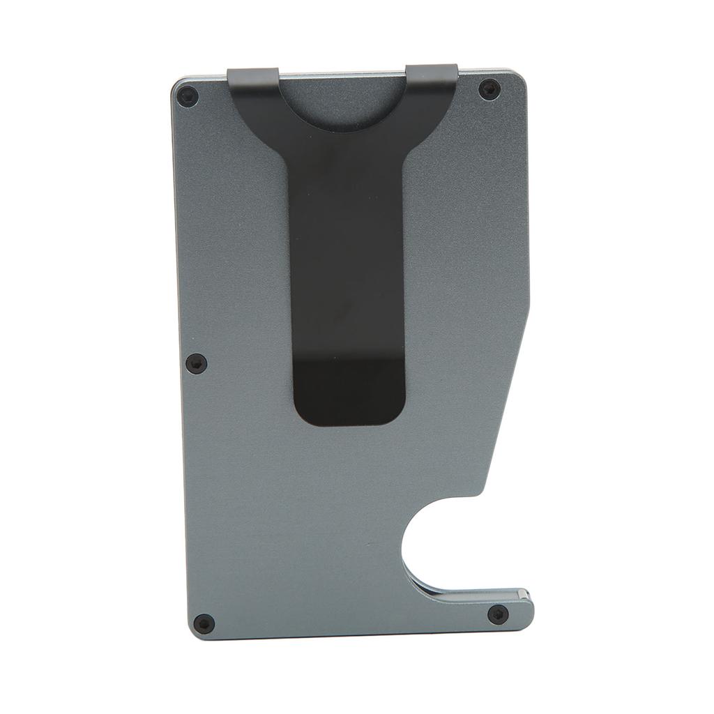 Aluminum Alloy Card Holder Antimagnetic Anti Theft Swiping Card Case Auto Popping Up Credit Card