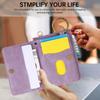 For Samsung Galaxy Z Flip 7 Fe 6 5 4 3 Leather Magnetic Wallet Phone Case with Card Holder Lanyard Ring Holder