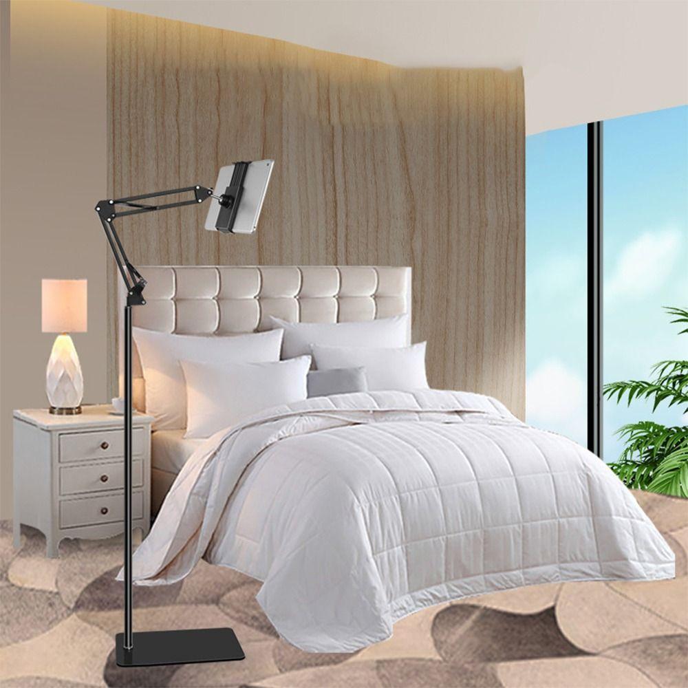 Suport metalic extensibil pentru telefon mobil, suport de podea pentru tablete și smartphone-uri