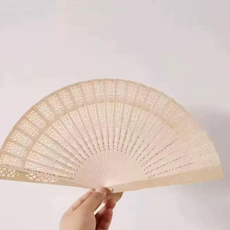 10Pcs Folding Wooden Hand Fans Custom Engraved Wedding Fans Party Favor Bridal Shower Gifts For Guests Souvenir