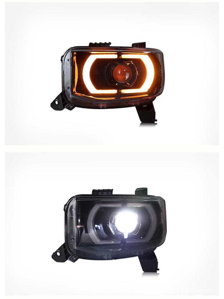 Wuling Hongguang MINI EV 20-21 Headlight Assembly with Macaron LED Daytime Lens.