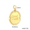 DIY Fashion Jewelry Pendants Pearl Zircon Star Moon Heart 18K Gold Plated Stainless Steel Charms for Necklace Bracelet Making