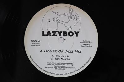 12inch Record HOUSE OF JAZZ  A House Of Jazz Mix LB100 Lazyboy Records 1993 US Dance  Electronica Used