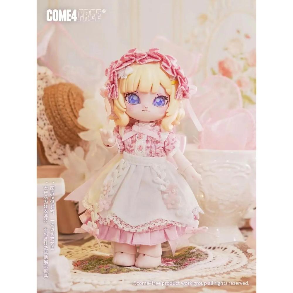 Come4free Half Seen Spring Preface Valentine's Day Baby Clothes Ob11 Doll 1/12 Bjd Bonnie Skirt Clothes (only Clothes)