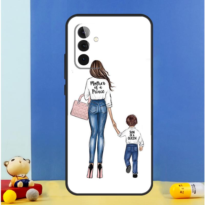 Super Mom Baby Girl Son Daughter Case For Samsung Galaxy A06 A56 A16 A36 A55 A35 A33 A53 A13 A23 A17 A54 A34 A14 A52 A32 A15