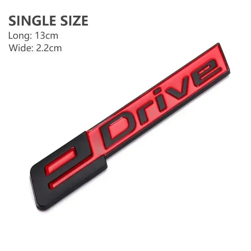 Gloss Black e-Drive Emblem Set - Trunk & Fender Badge for BMW iX/i5/X Series & 3/5 Series (ABS Material) Decoration Accessories