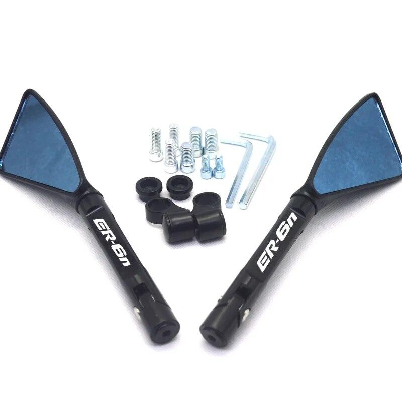 For KAWASAKI ER6N  ER-6N ER6N Aluminum CNC Motorcycle Side Mirror Rearview Mirrors