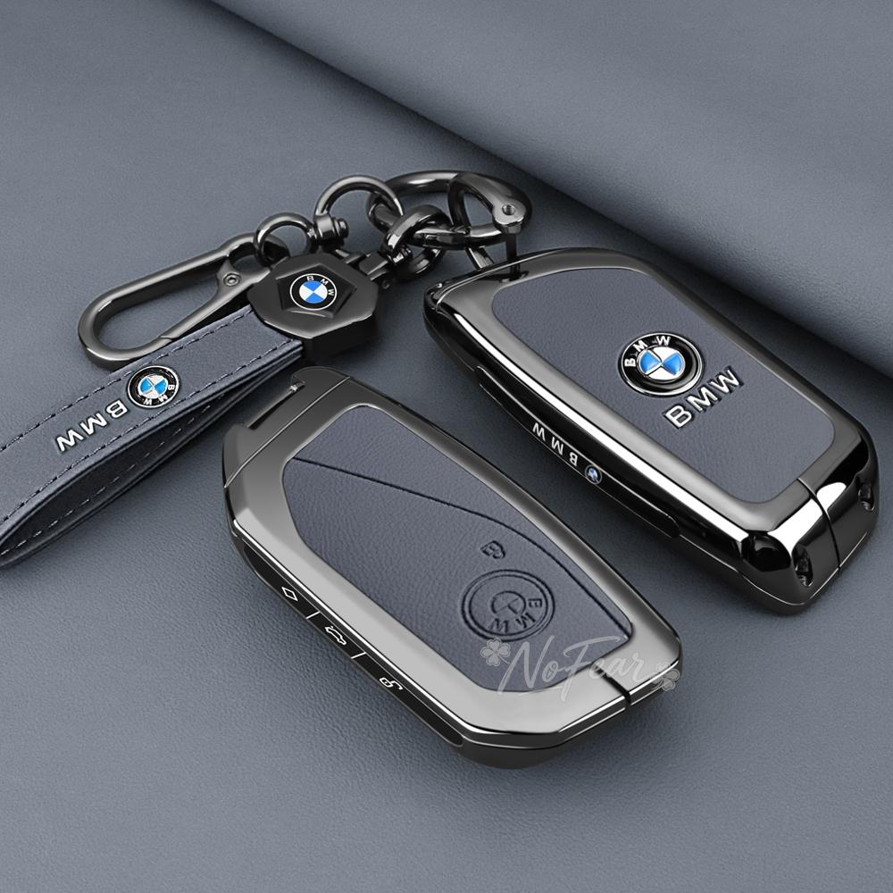 AABW1 Car Key Cover Case Protect Keyless Key Bag Shell For BMW i7 X7 G07 LCI iX I20 X1 U11 7 Series G70 G09 XM U06G81 M3 2023 stickers