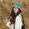 Korean Crochet Woolen Hat Womens Autumn And Winter Color Knitted Hat Fisherman