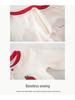 Year of the Horse Newborn Pure Cotton Romper - Red, Class A, for Spring, Autumn, New Year, and Winter