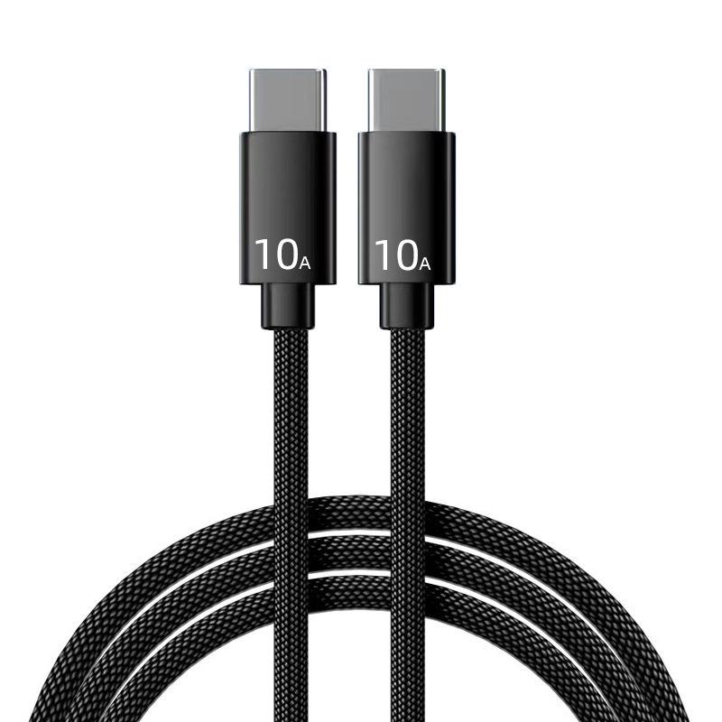 

Crystal Shine 120W Dual Type-C Fast Charging Cable for Apple & Huawei with Digital Display 1m