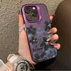 Ink flower is suitable for iphone16Promax mobile phone case, personalized vitality case, Apple IMD mobile phone case.