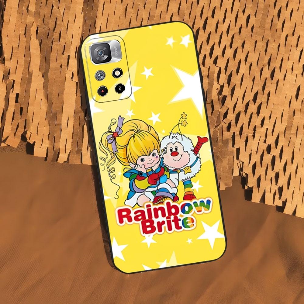 Cartoon R-Rainbow Brite Phone Case for Xiaomi 15 14 13 12 Mi 11 Ultra Pro Lite Black Soft Silicone Cover