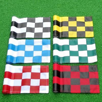 Drapeaux de Parcours de Golf en Nylon 420D Panneau Extérieur Mât de Trou Drapeaux de Trous Drapeaux de Putting Green Extérieur Intérieur