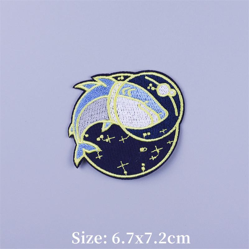 Adventure Camping Thermoadhesive Patches On Clothes DIY Mountain Beach Iron-on Patch For Clothing Travel Sunglasses Appliques