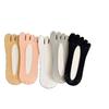 Simple and Invisible Five-fingered Stockings - Women's Ultra-thin Boat-shaped Socks with Sweat-absorbing and Anti-slip Heel Function
