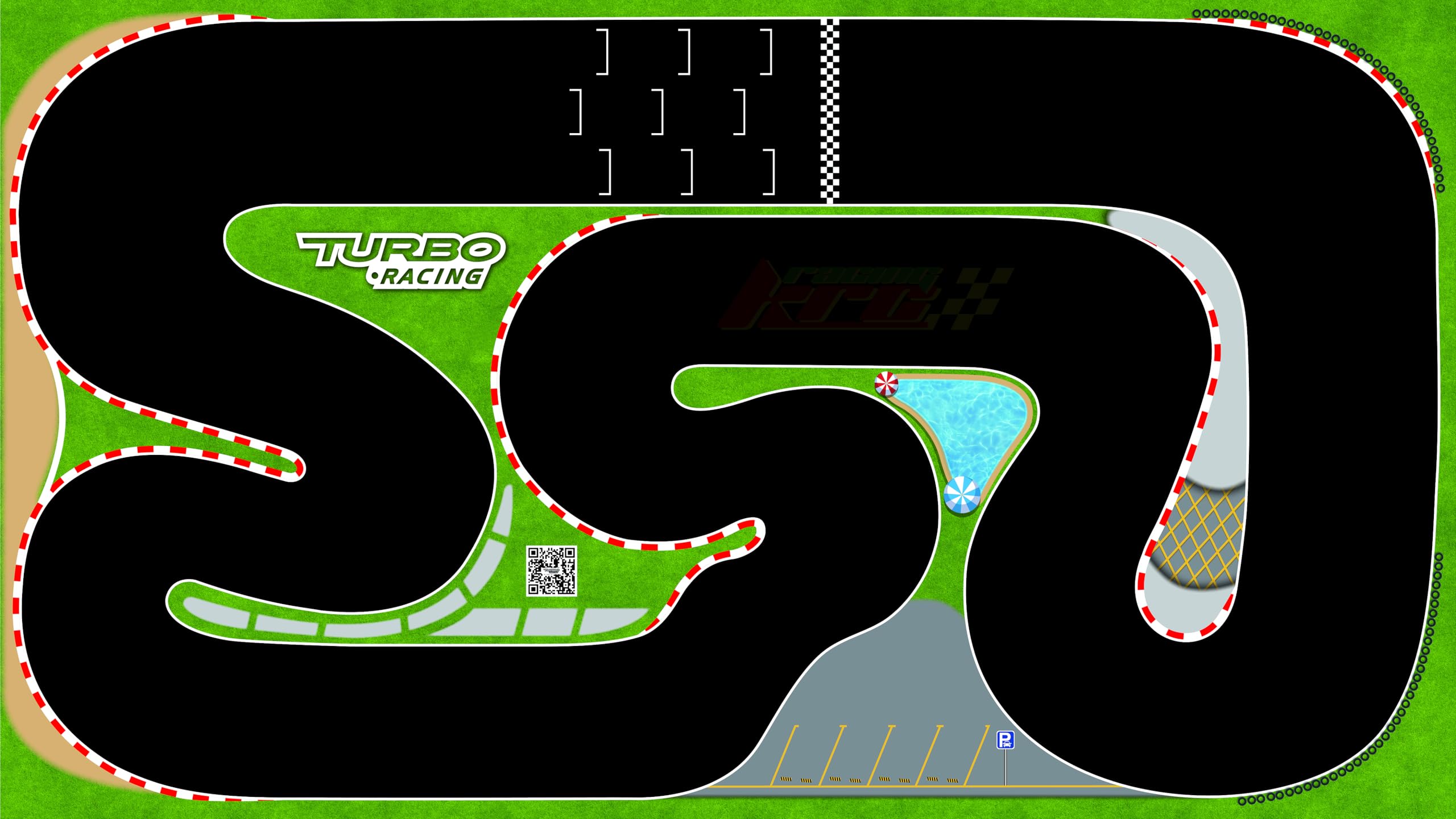 

Японский Турбо Гонки Радиоуправляемый Грузовик Делюкс Оригинальный Турбо Гонки Круговая Гонка Гонка Опционально 760102 [Официальный Продукт] Hi-Tec 90x160см, Трасса, Мат, Запчасти, чёрный