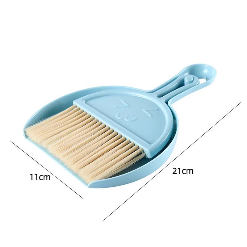 Mini Desktop Broom and Dustpan Set for Students and Children