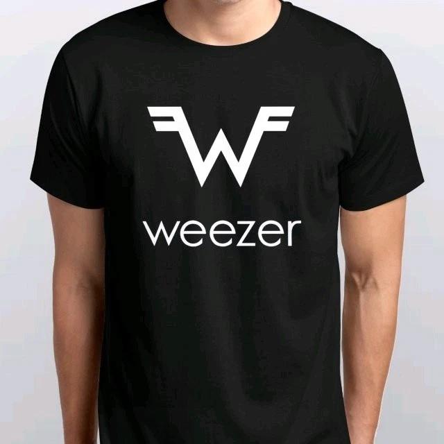 WEEZER T-SHIRT All sizes S M L XL XXL 3 4 XL colours Black White XXXL