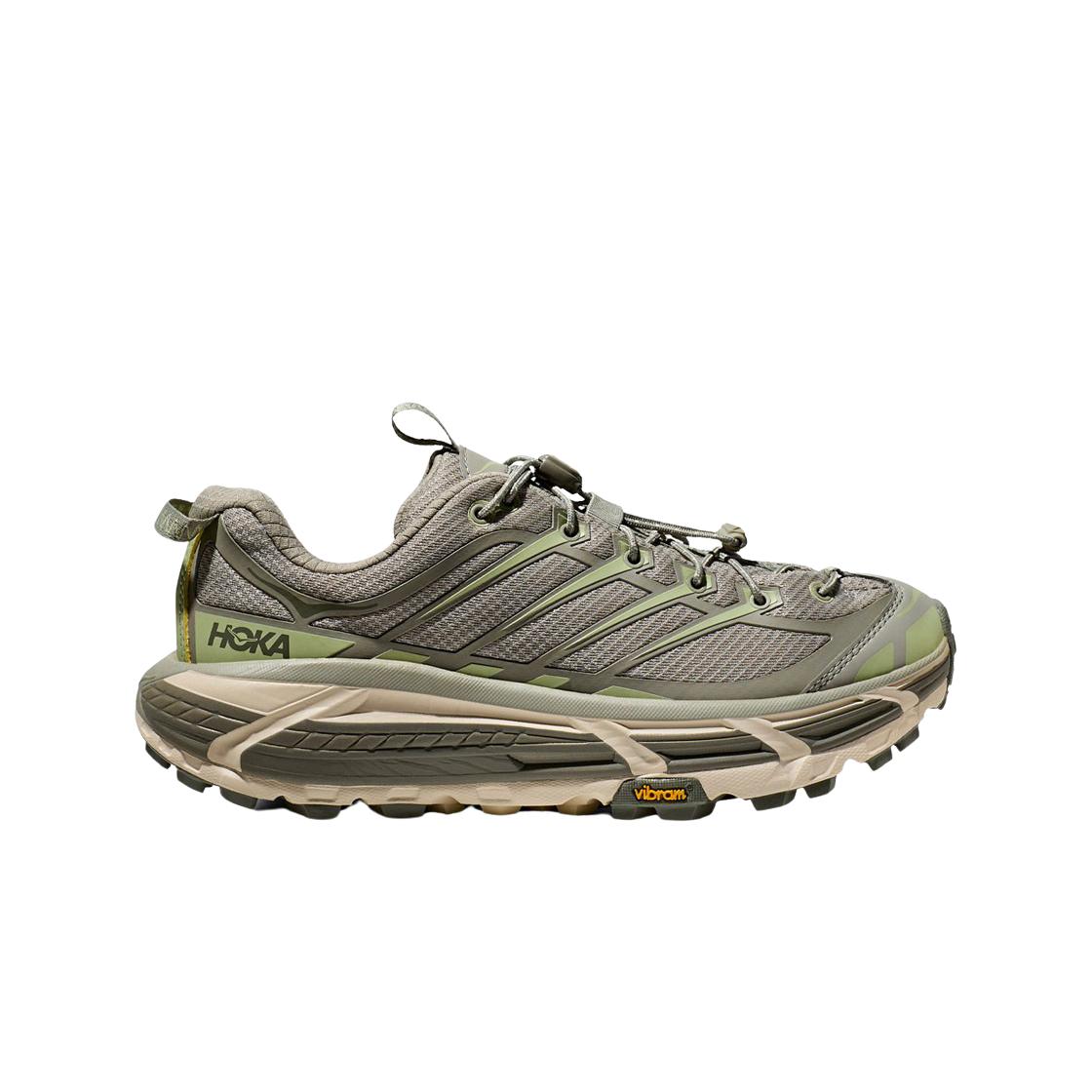 

Мужские кроссовки Hoka Mafate Three 2 Barely Seed Green 1141572-BYS