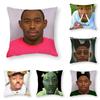 T-Tyler, The Creator Fahndungsfoto Kissenbezug 3D-Druck Polyesterfaser 40*40 cm Haus Sofa Überwurf-Kissenbezug Dekoration Festival Geschenk