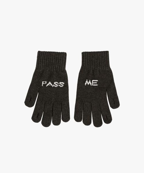 GOALSTUDIO Pass Me Knit Gloves-Charcoal
