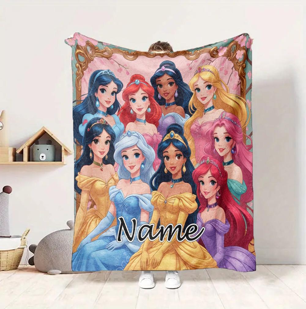 Custom Name Step Power Flannel Blanket Throw Blanket Soft Warm Sofa Bed Decor Unique Gift