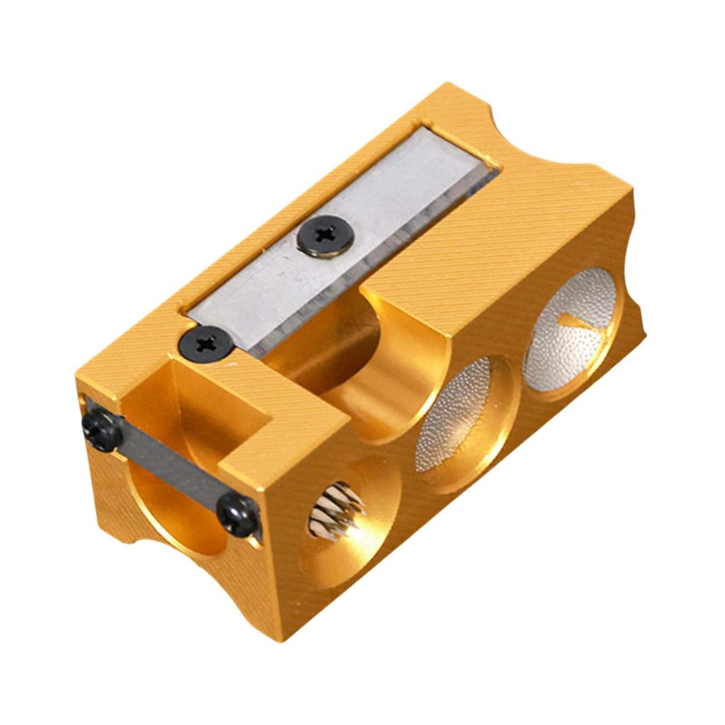 Pool Cue Tip Repair Tool Improve Cue Accuracy Aluminum Pool Cue Shaper Portable Multifunction Billiard Cue Tip Grinder