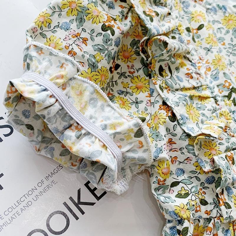 Süßes Blumenkleid für Sommermädchen