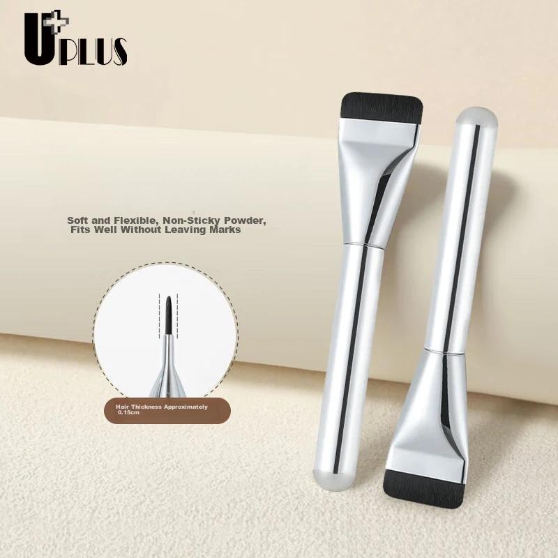 UPLUS Flat-Top Foundation Brush, Seamless, Mask Brush, Concealer Brush, No-Absorbing Powder, 1 pack