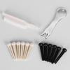 15Pcs/Set Remover Guitar Saddle Nut Set Acoustic Guitar Bridge Pins Nail Puller