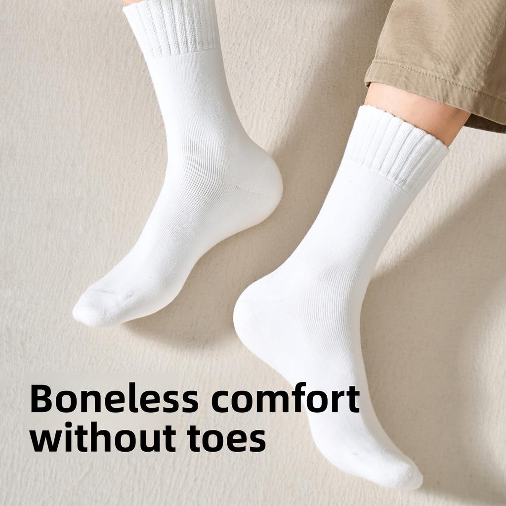 Antibacterial Socks - Men's Thick Woolen Circular-shaped Warm and Elastic Mid-calf Socks Without Bones