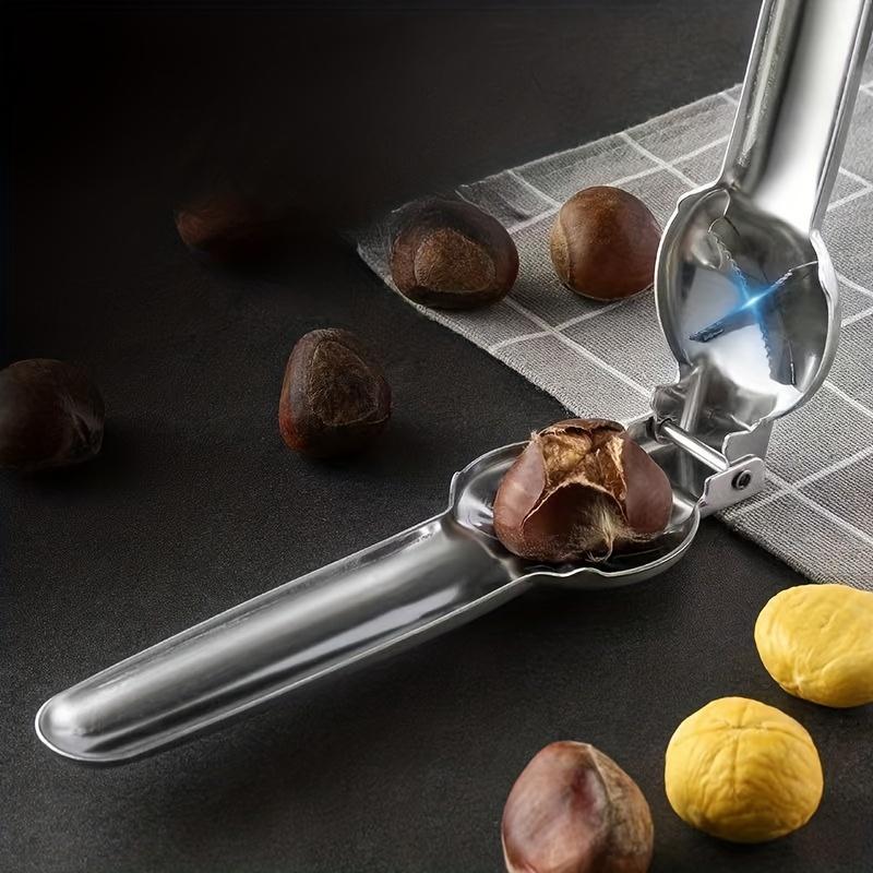 Chestnut Clip, Nutcracker Opener, Nut Peeler, Stainless Steel Walnut Cracker, Kitchen Tools
