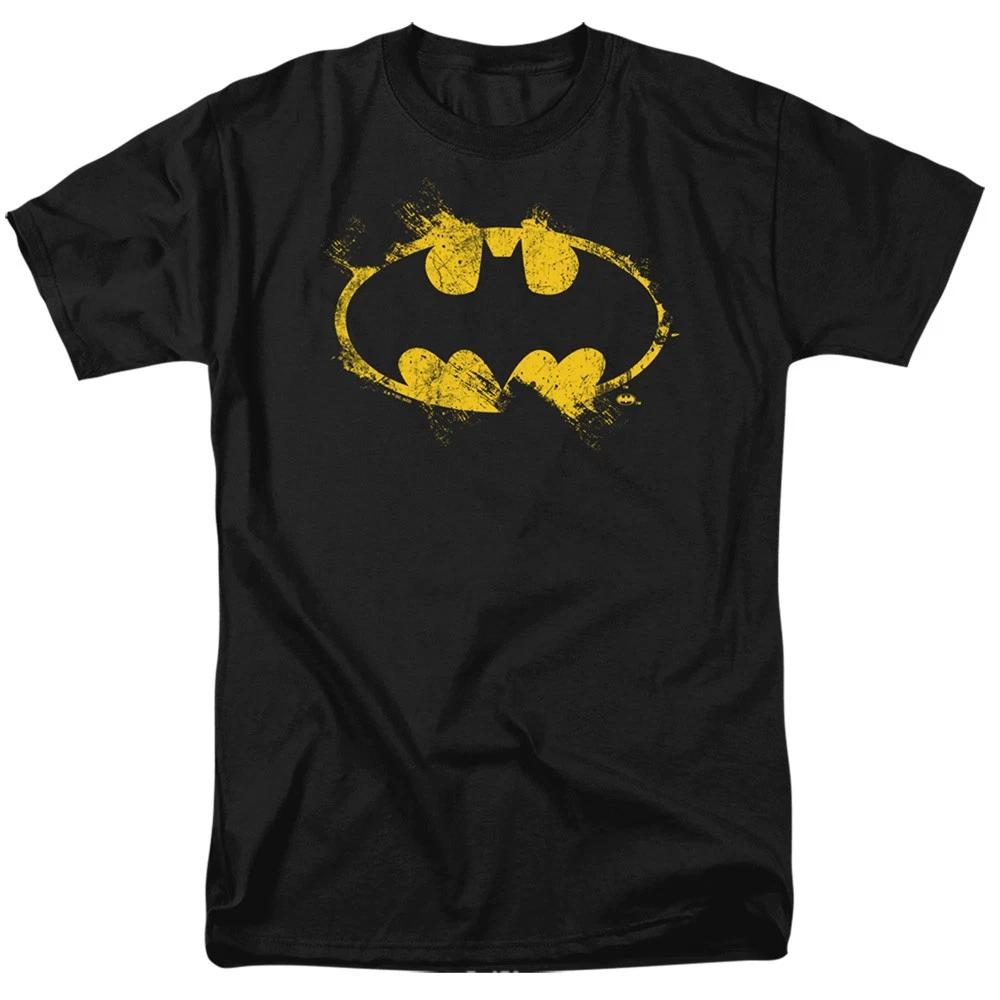 DC Comics - Batman - Paint Roller Logo - Adult Unisex T-Shirt - Black XXXL