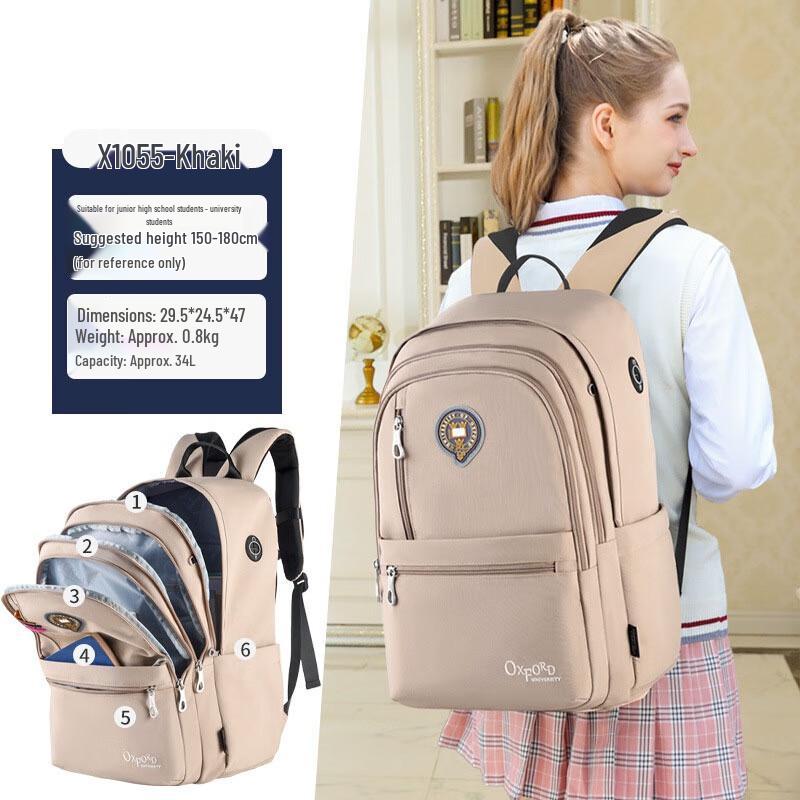 Li Shen Lightweight School Backpack