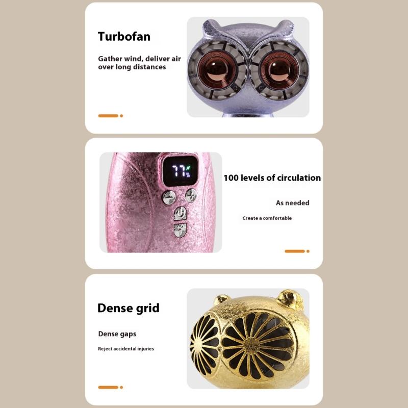Portable Handheld Fan 100 Speed Cooling Fan Rechargeable Multifunction Travel Gift Cooling For Outdoor Travel Office Use