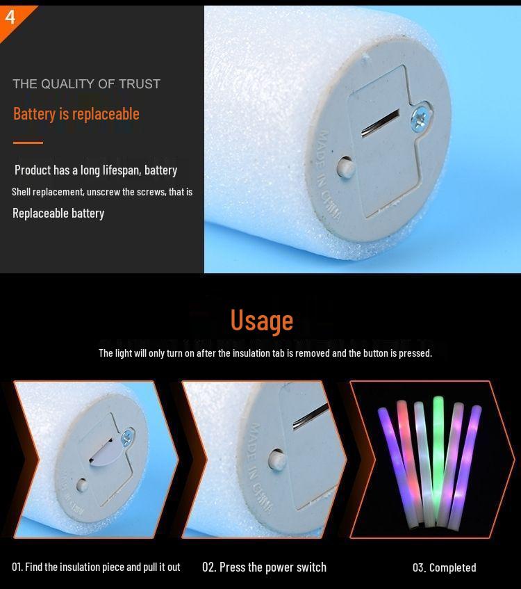 Customizable Glow Stick for Concerts and Parties