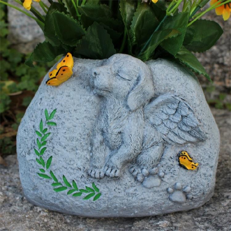 Fashionable Pet Memory Plant Hold Commemorative Flower Hold Resins for Outdoor