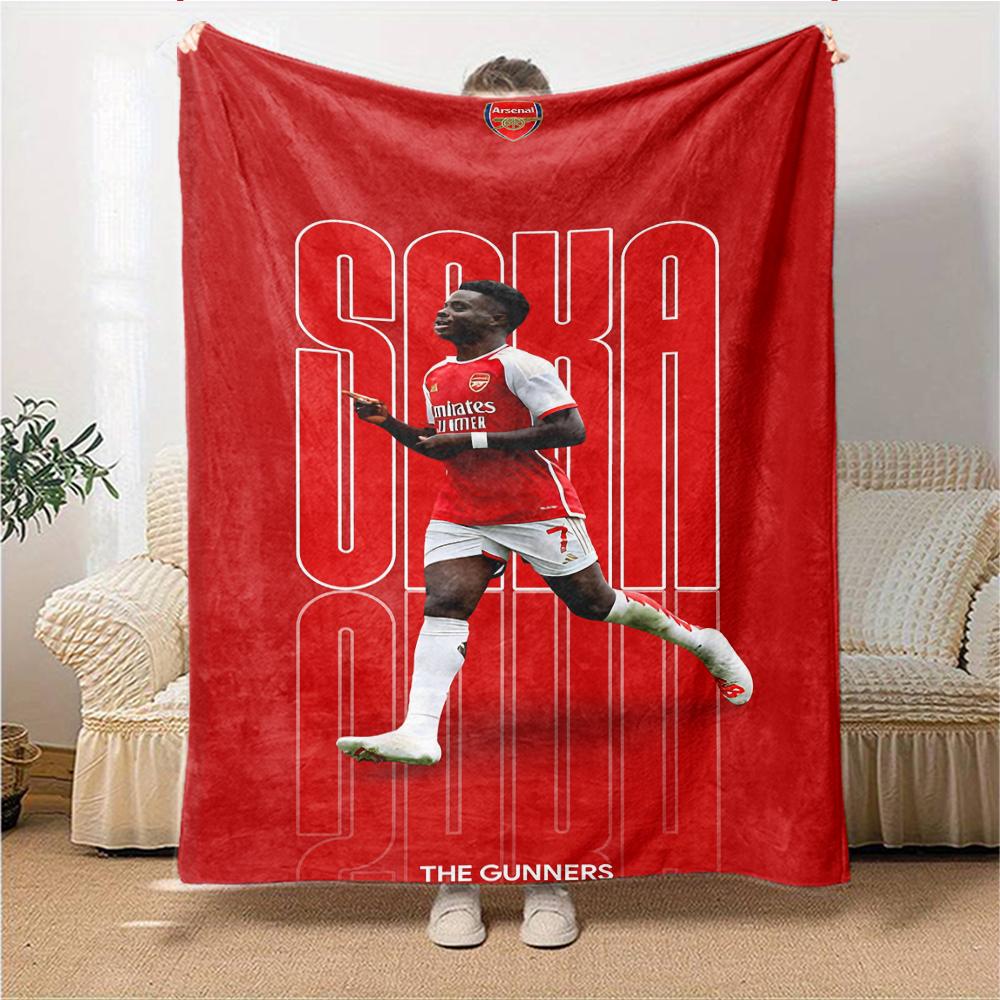 Arsenal Champions Celebration Blankets Flannel Printed Breathable Warm Throw Blanket for Home Office Bedspreads 0708a24