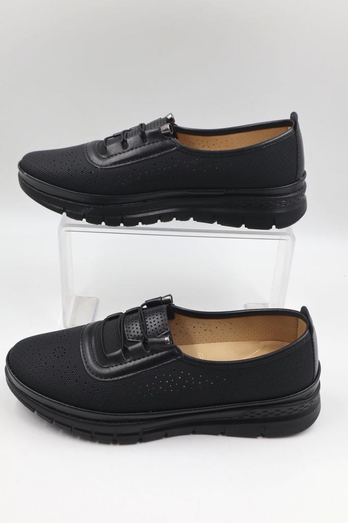 Balerini din piele artificială de modă pentru femei, cu toc plat, balerini de vară, cu talpă ortopedică ușoară, pantofi casual