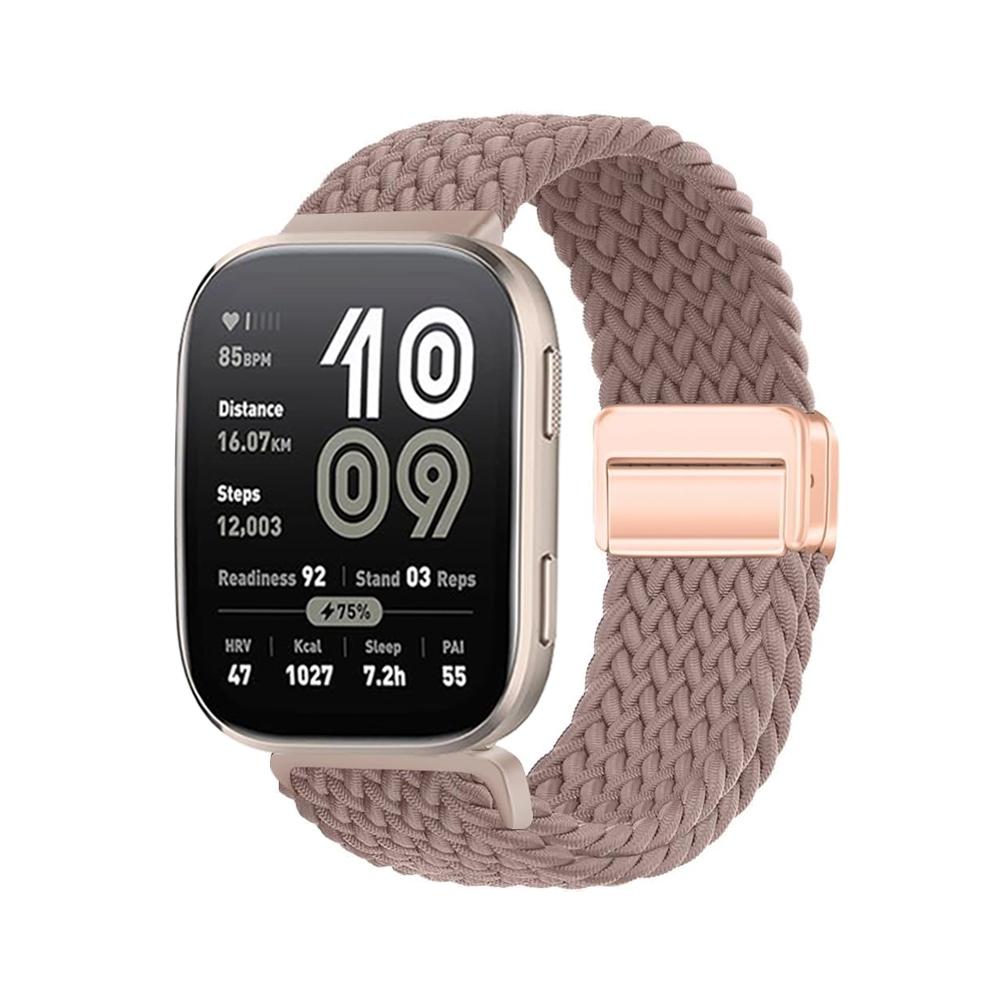 Strap for Amazfit bip 6 5 Watch Band Braided Magnetic Bracelet Correa amazfit GTR 3 4 Pro GTS 3 4 mini stratos balance 20mm 22mm