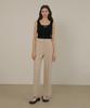 NON AND NON Basic High Waist Span Slacks_Nssl453 (Beige)