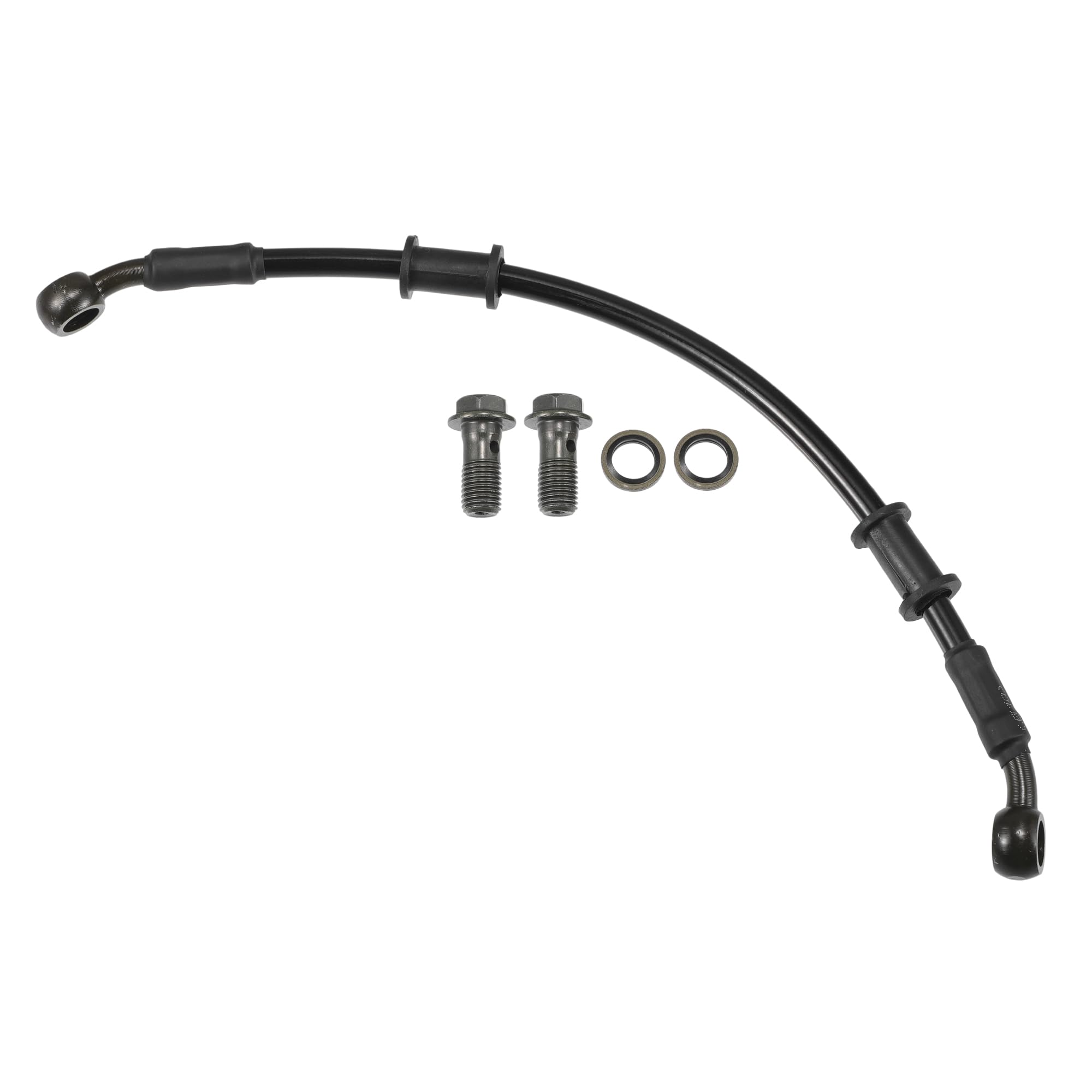 Motoforti Brake Hose Clutch Hose Oil Hose for Motorcycle ATV 30cm чёрный