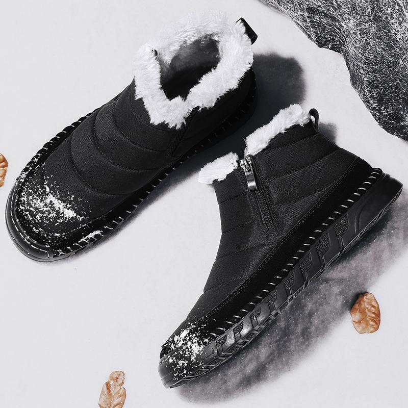 Super Warm Winter Cotton Shoes Casual Ankle Boots For Men Snow Boots