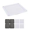 4PCS PC Fan Staub Filter Magnetische Rahmen 120mm PVC Computer Kühler Fan Staub Filter Mesh Grills für Chi