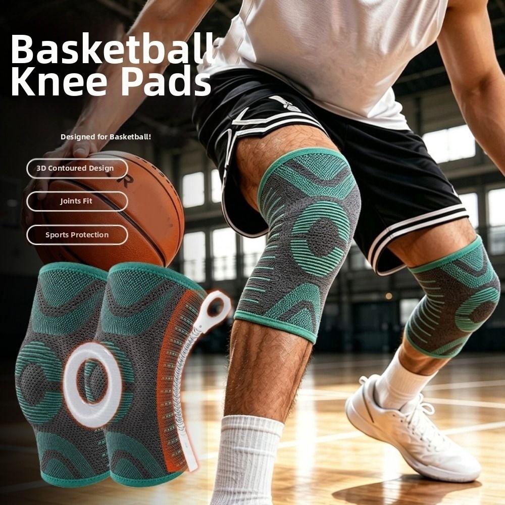 High Elastic Knee Brace Breathable Sports Knee Pad Professional Knee Compression Sleeve Soccer