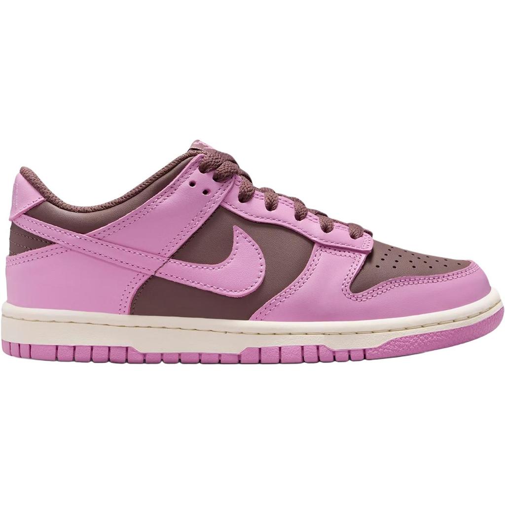 Nike Dunk Low top Kids' Skateboarding Shoes Pink Brown Unisex FB9109-500