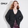 ONLY 2025 Spring Women's Chinese Chic V-Neck Loose Knit Cardigan