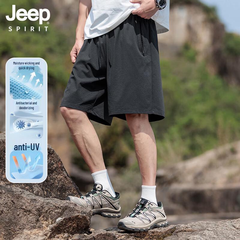 JEEP SPIRIT Men s Anti-UV Quick-Dry Sport Shorts 3XL