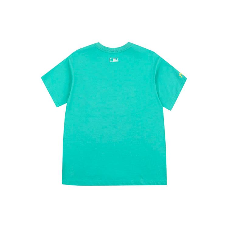 MLB T Shirts Unisex Green Crew Neck Moderate Straight Fit 31TSN4131-50T